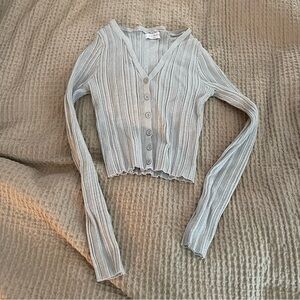 RUMOR cropped top with buttons